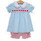 Trotter Street Apple Ribbon Bloomer Set