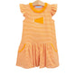 Trotter Street Megaphone Dress--Orange