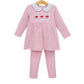 Trotter Street Santa Trio Pant Set--Pink