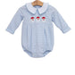 Trotter Street Santa Trio Bubble--Blue