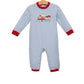 Trotter Street Gingerbread Train Romper