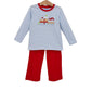 Trotter Street Gingerbread Train Pant Set