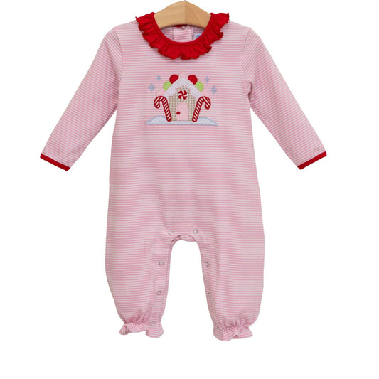 Trotter Street Gingerbread House Romper