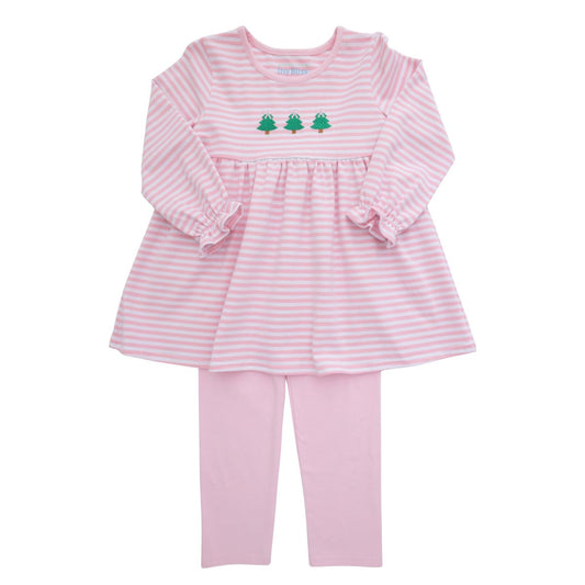 Itsy Bitsy Christmas Tree Ruffle Pant Set