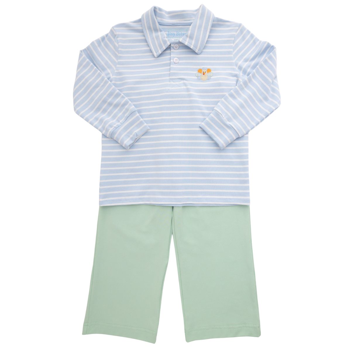 Itsy Bitsy Turkey Polo Pant Set