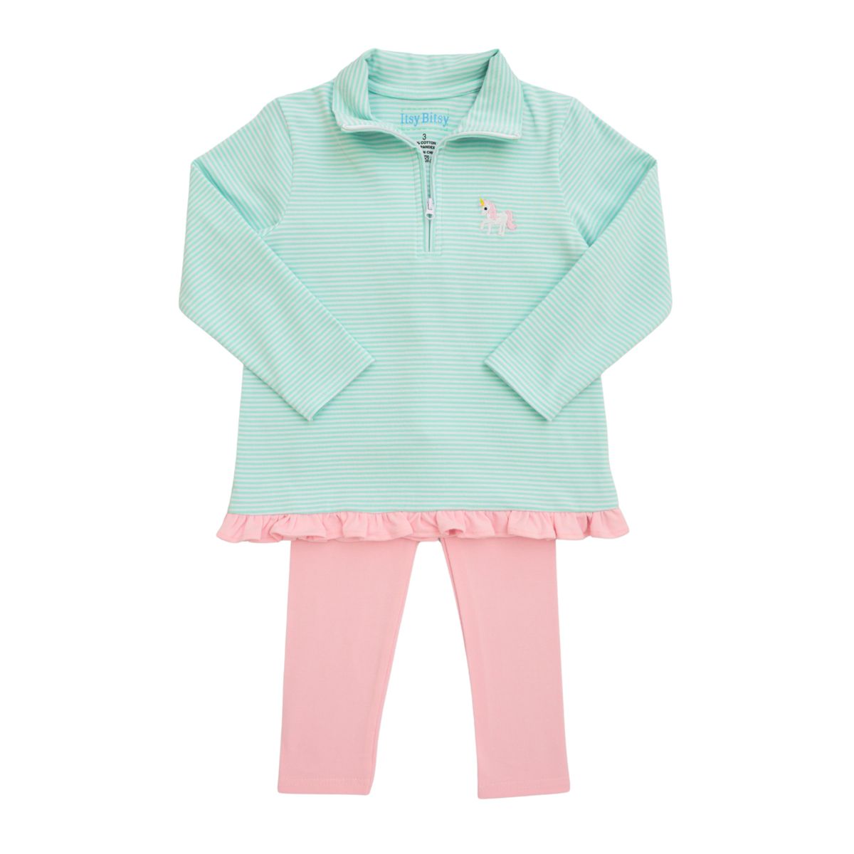 Itsy Bitsy Unicorn 1/4 Zip Pullover Set