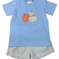 Whimsy Bay Peter's Pumpkin Short Set