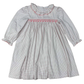 Whimsy Bay Little Valentine Smocked Ruffle Dress