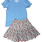 Whimsy Bay Betty's Bouquet Twirl Skirt Set