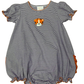 Whimsy Bay Orange & Purple Tiger Ruffle Bubble
