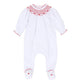Magnolia Baby Millie Bishop Footie--White and Red Girl