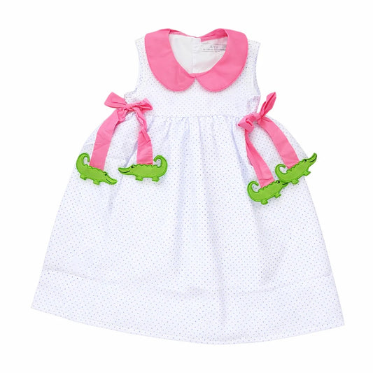 City Beautiful Alligator Side Tag Dress