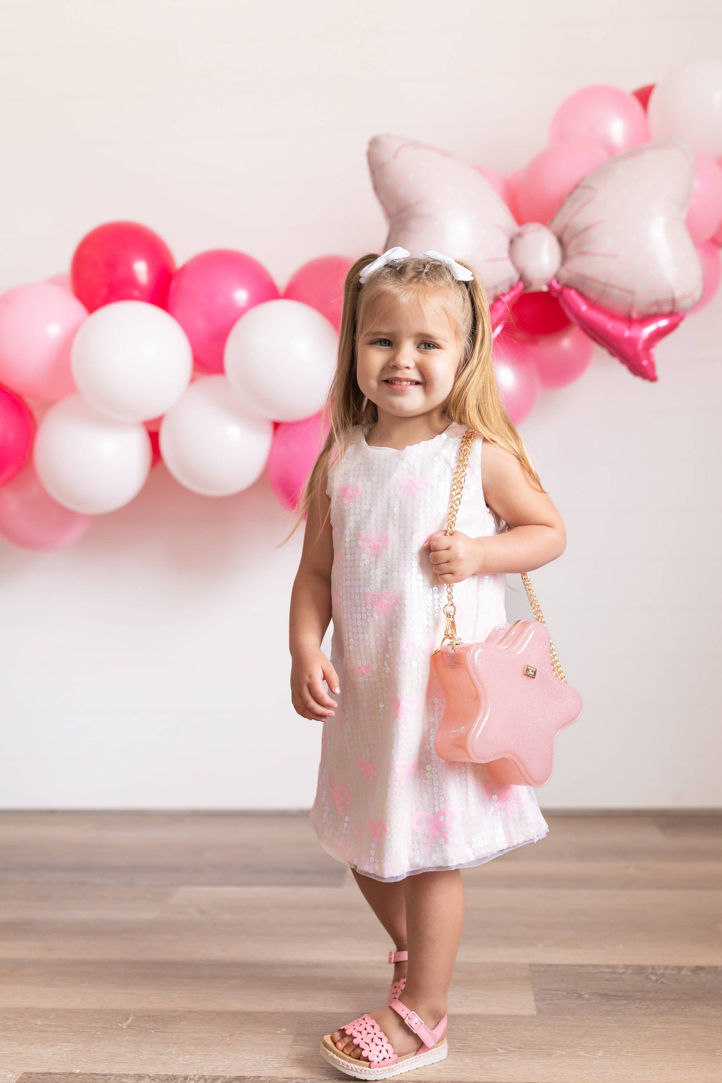 Carrying Kind Taylor: Jelly Star Hot Pink Sparkle Purse