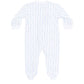 Nellapima Blue Twirls Zipper Footie