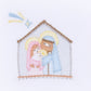 Magnolia Baby Little Manger Hand-Embroidered Gathered Gown