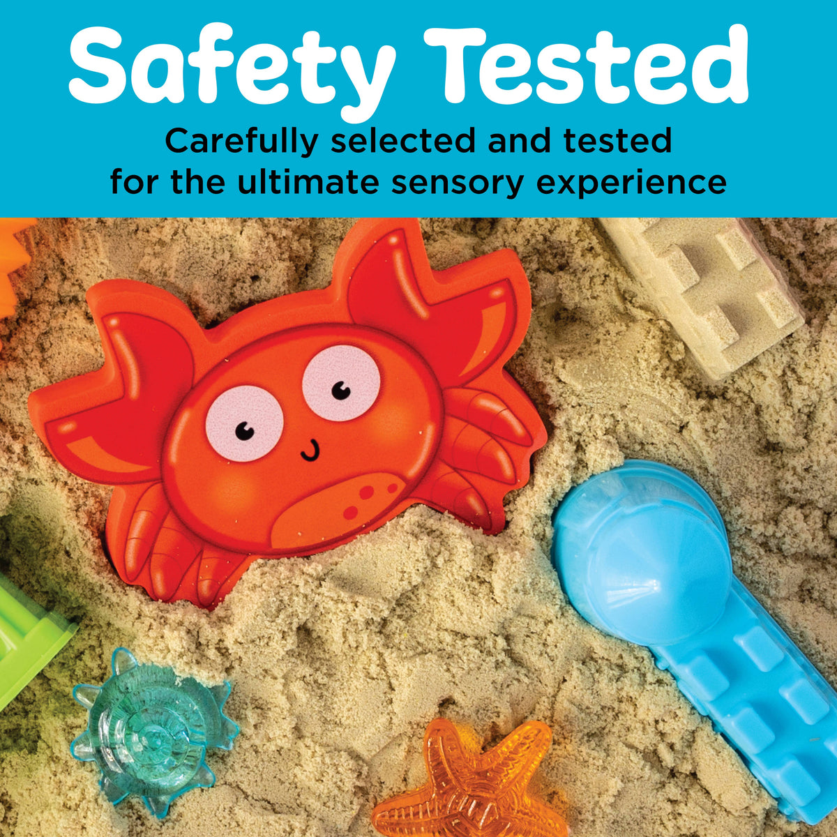 Faber-Castell Sensory Bin Beach Activity Bin for Kids