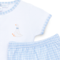 Magnolia Baby Silly Goose Diaper Cover Set - Light Blue