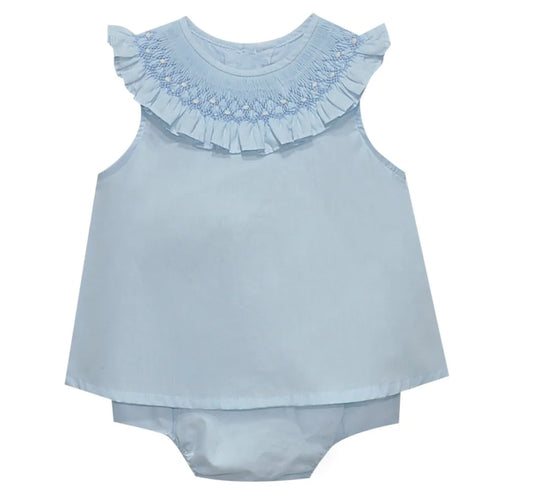 Baby Sen Zadie Bloomer Set-Breezy Bluebell