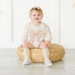 Sweet Wink Gingham Bow Patch Long Sleeve Romper - Baby Clothing - Fall