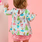Rufflebutts Nutcracker Christmas Wishes Knit Long Sleeve Applique Pocket Swing Top & Ruffle Bloomer Set