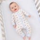 Magnolia Baby Sweet Golden Print Zip Playsuit - Light Blue