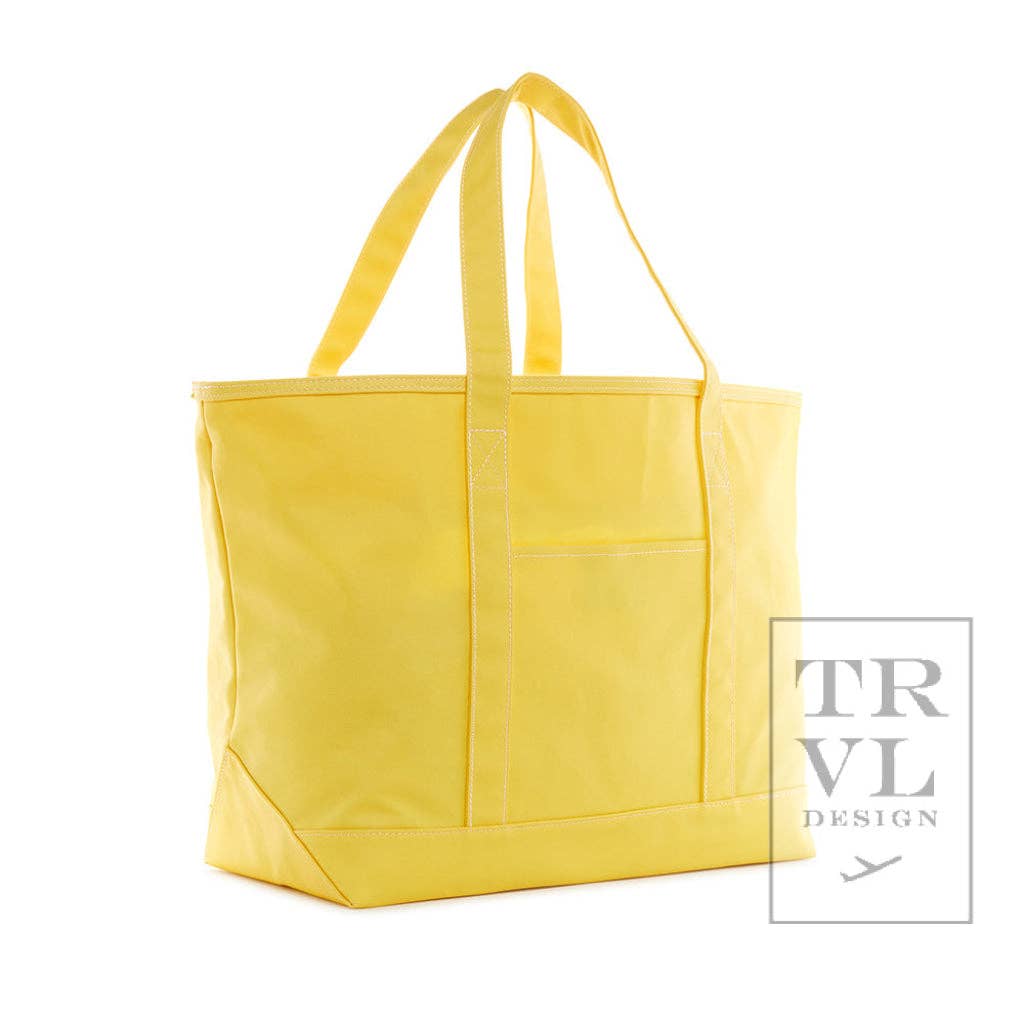 TRVL Design Maxi Tote - Coated Canvas Large Daffodil