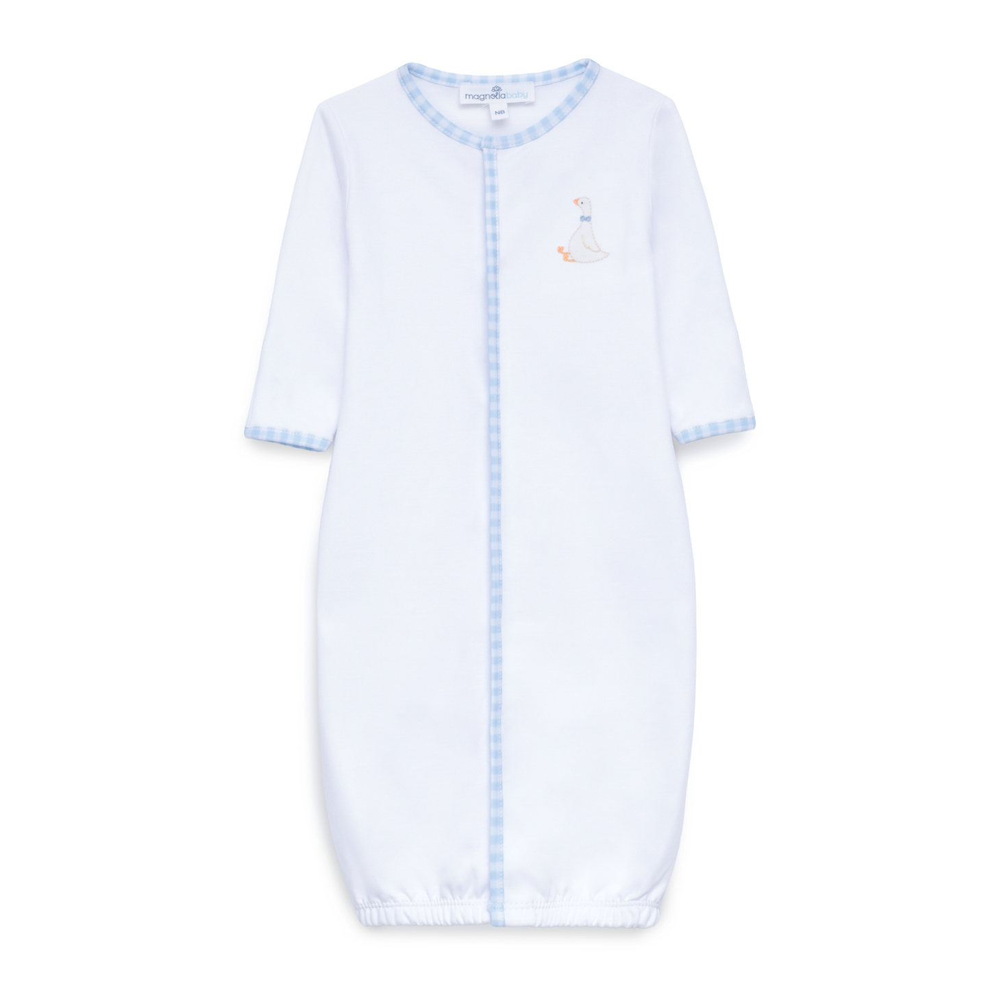 Magnolia Baby Silly Goose Converter Gown - Light Blue