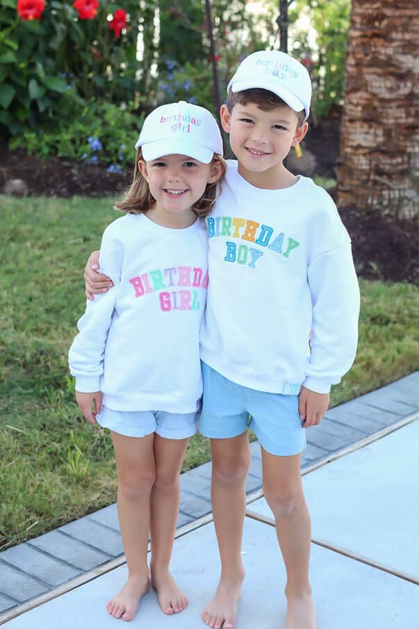 Bits and Bows Birthday Boy Sweatshirt