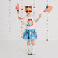 Red Glitter Bow Clip Set - Fourth of July - Kids Hair