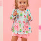 Rufflebutts Nutcracker Christmas Wishes Knit Long Sleeve Applique Pocket Swing Top & Ruffle Bloomer Set