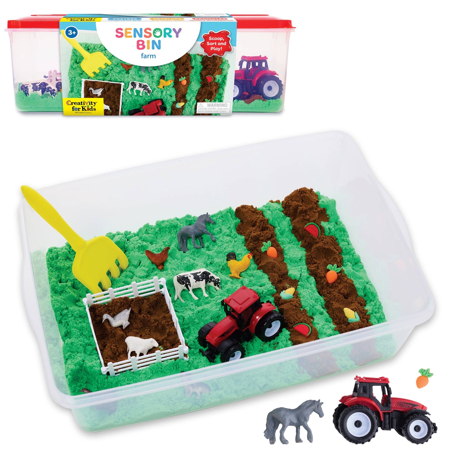 Faber-Castell Sensory Bin Farm Activity Kit for Kids