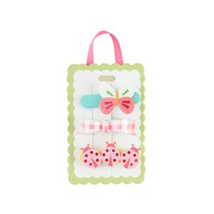 Mud Pie Ladybug Spring Hairclips