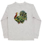 Bailey Boys Long Sleeve Logo Tee, Turkey/Oatmeal