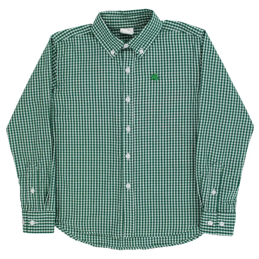 Bailey Boys Roscoe Button Down Shirt--Kelly Check