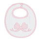 Mud Pie Bow Applique Bib