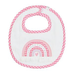 Mud Pie Rainbow Applique Bib