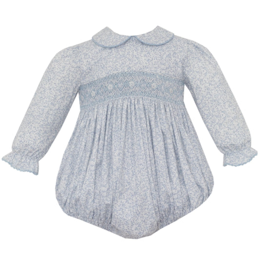 Petit Bebe Grace Liberty Print Light Blue Bubble