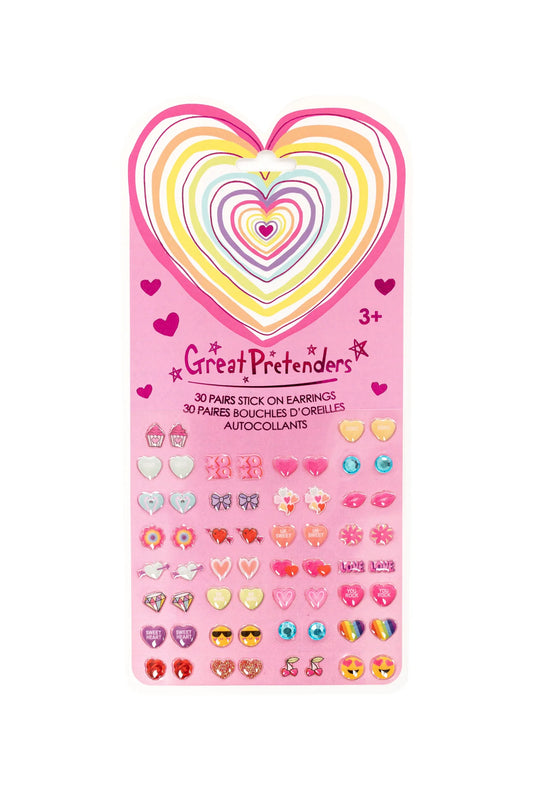 Great Pretenders Heart Sticker Earrings