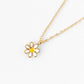 Pip Pop Post Daisy Pendant Necklace Earrings - Hypoallergenic, Girl Gift