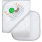3 Marthas Mallard Applique Hooded Towel and Washcloth Set
