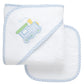 3 Marthas Train Baby Hooded Towel & Washcloth Set