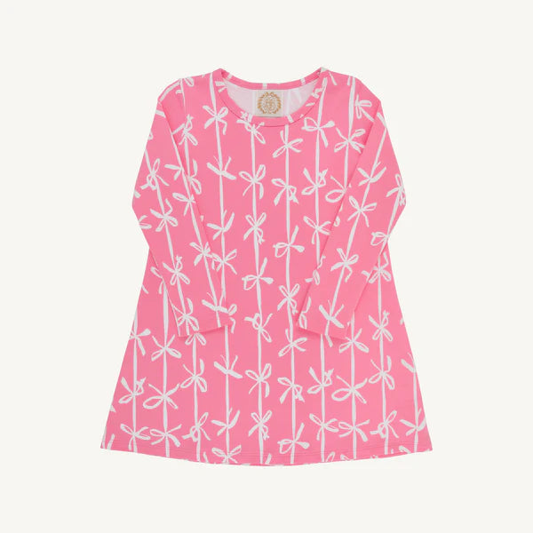 Beaufort Bonnet Long Sleeve Polly Play Dress--Brasleton Bows (Romany Rose)