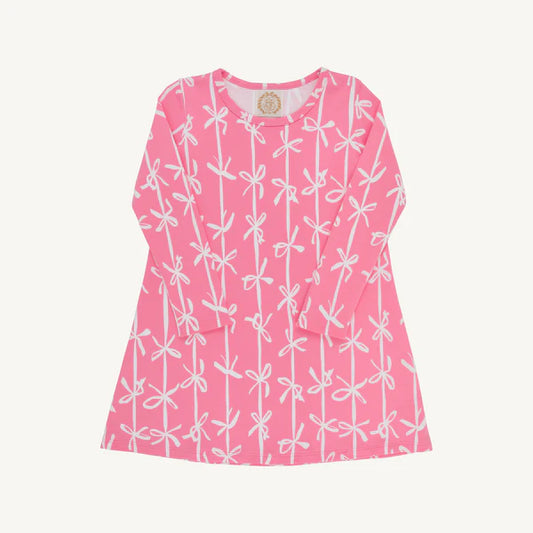Beaufort Bonnet Long Sleeve Polly Play Dress--Brasleton Bows (Romany Rose)