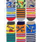 Jefferies Socks Tools Pattern Crew Socks--6 Pair Pack