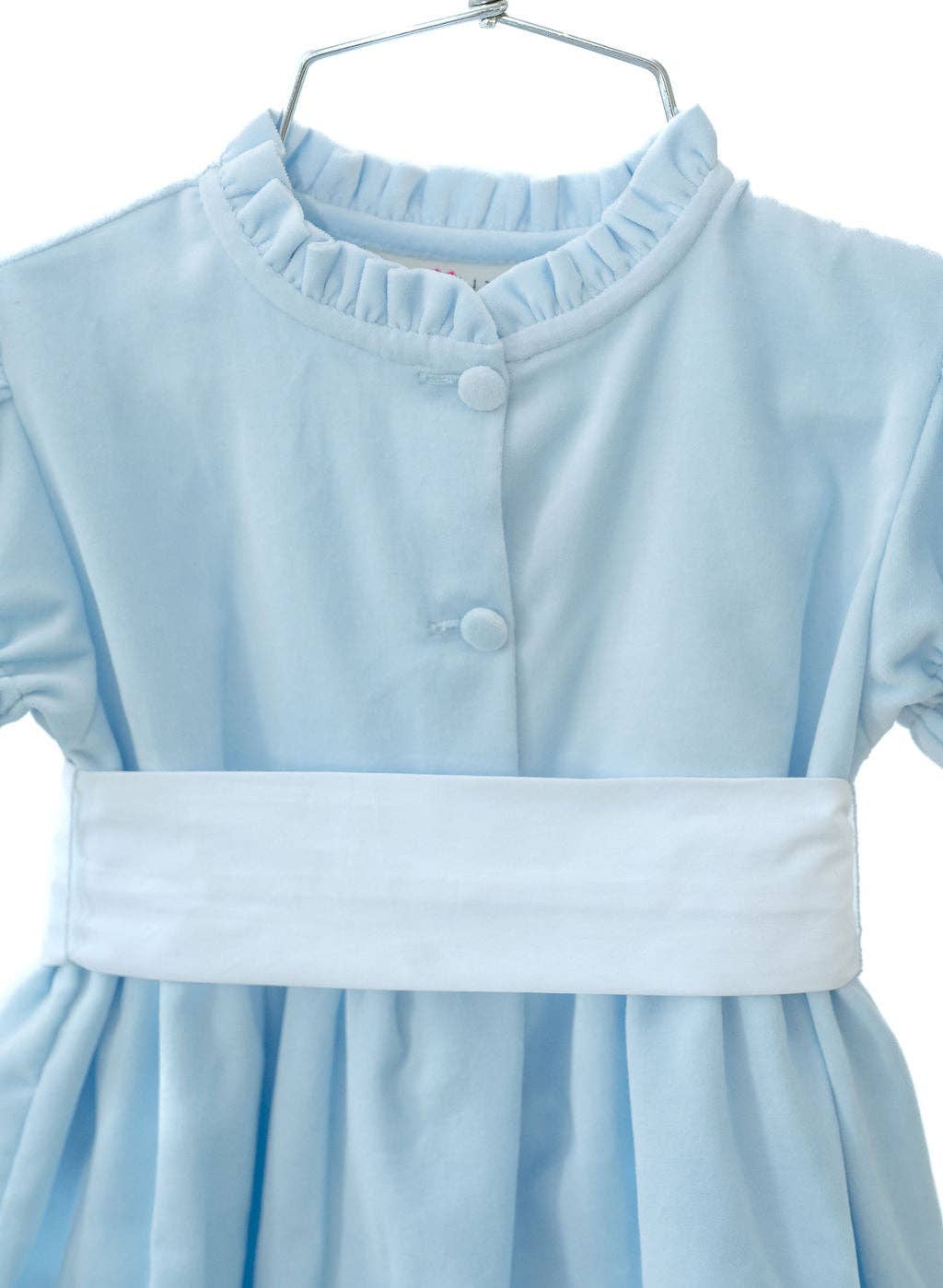 Ruth and Ralph Blue Velvet Holiday Dress