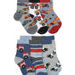 Jefferies Socks Transportation Crew Socks--6 Pair Pack