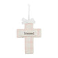 Mud Pie Pink Blessed Keepsake Cross