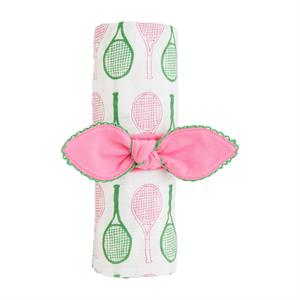Mud Pie Tennis Swaddle & Headband Set