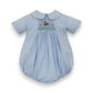 Petit Bebe Mallard Duck Boy's Blue Check Boy's Bubble