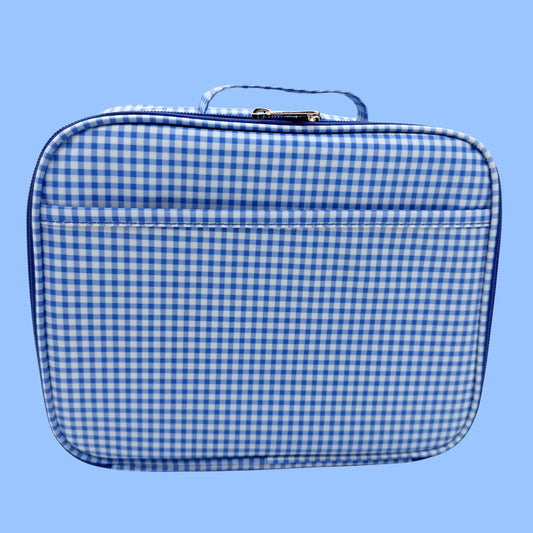 Poppy Kids Co Blue Gingham Lunchbox